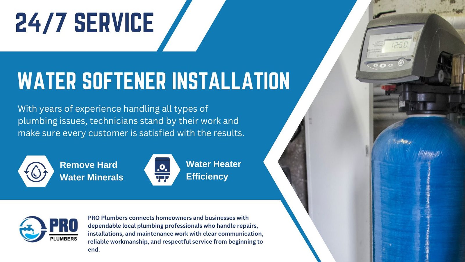 Water softener installation in Mission Viejo, CA